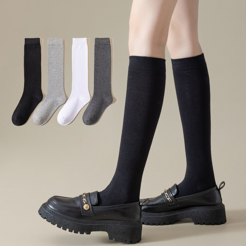 Knee High Sock Women - Femmes chaussettes longues dames mode sous