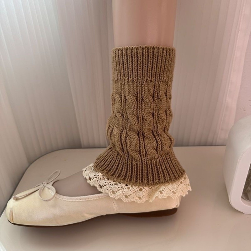 Jambières en tricot à volants  - Boot Sock Slouchy avis et prix