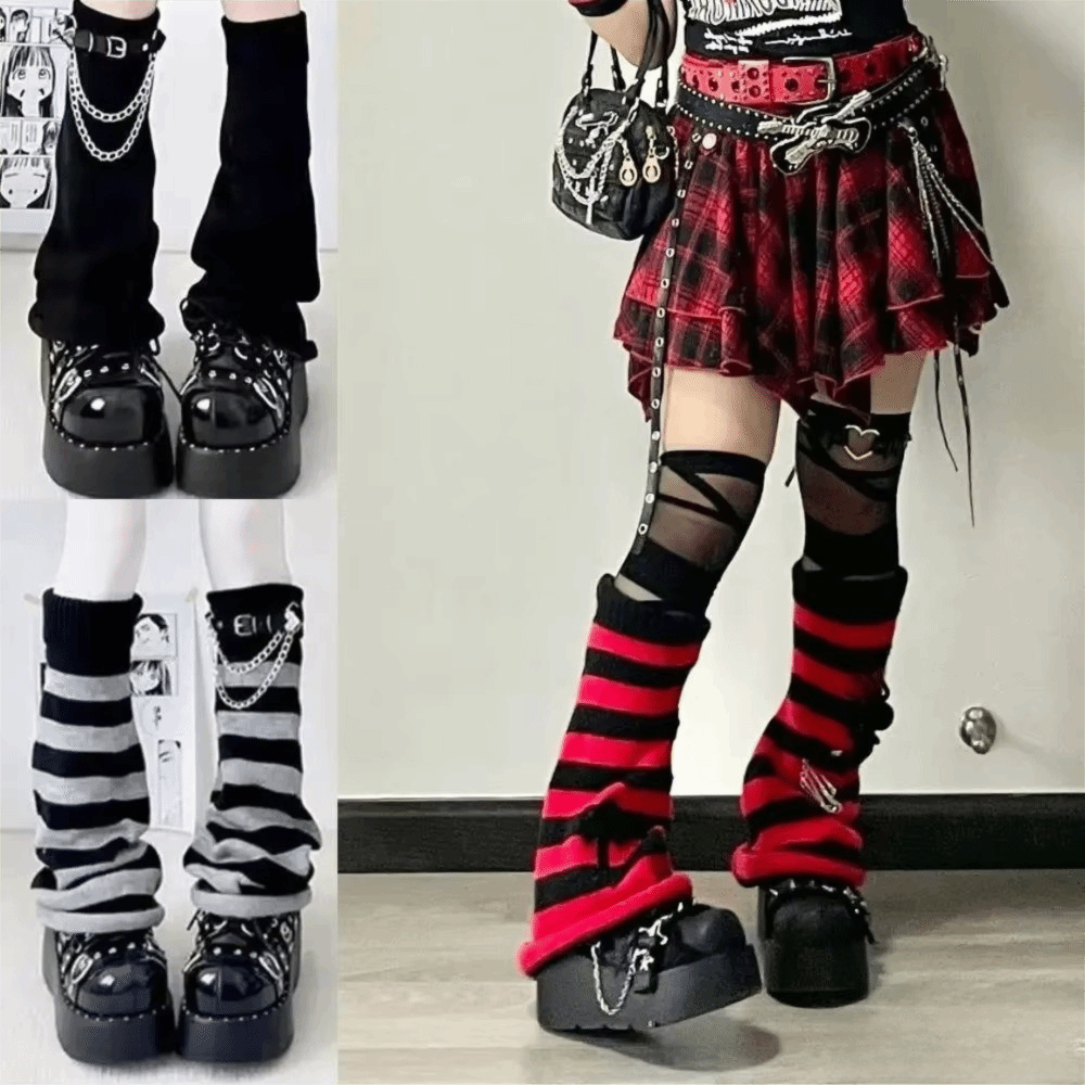 Guêtres en tricot de style jap - Boot Sock Slouchy avis et prix